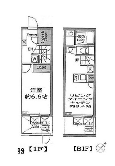 ミレドゥーエ下北沢Ⅰの間取り