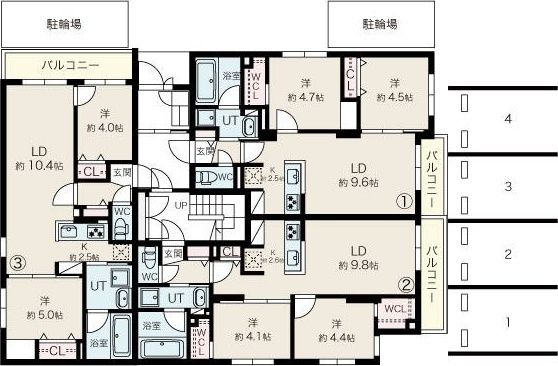 プエンテ発寒(Eフラット導入　プロパンガスだけど都市ガス同等料金)