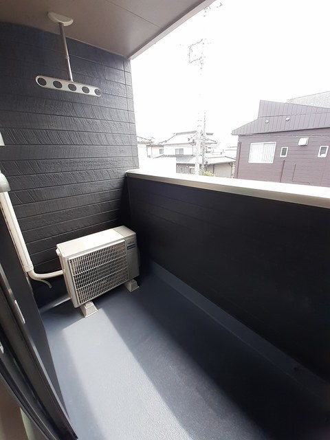 カメリアＡのバルコニー