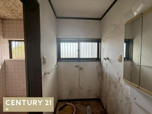 海南市岡田の中古一戸建の独立洗面台
