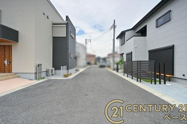 香芝市狐井 １０号地 ／新築一戸建の前面道路含む現地写真|■現地撮影写真■落ち着いた雰囲気の閑静な住宅地内です！