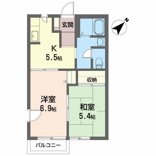 シャーメゾンの間取り
