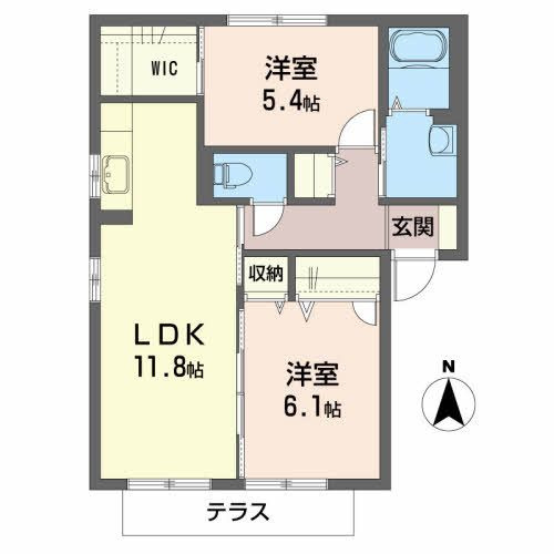 ミオ パラッツオ Ａの間取り