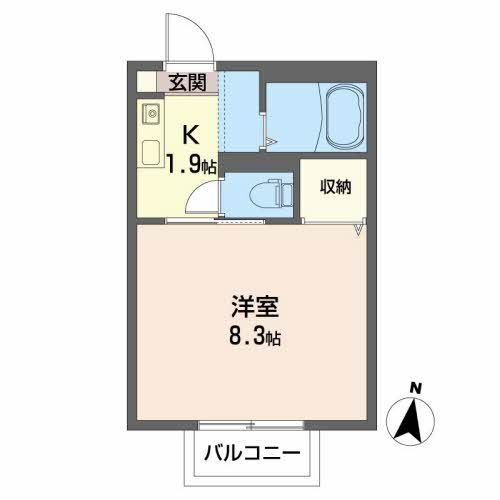 カオリーモ境田 Ａの間取り