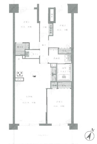 【間取り】 | ヒルズ南浦和パークグランデージ