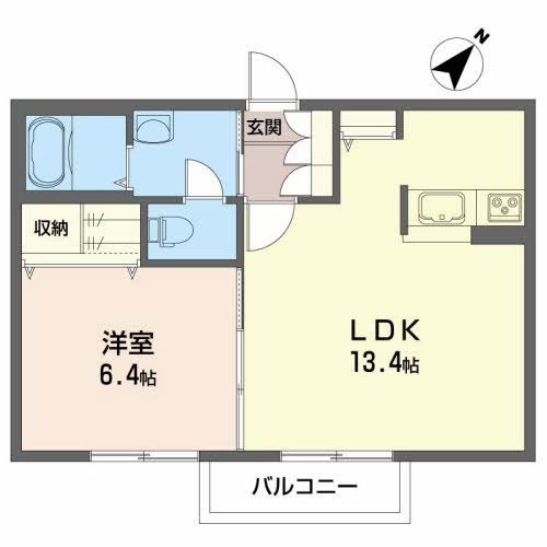 ヴィラーチェＫの間取り