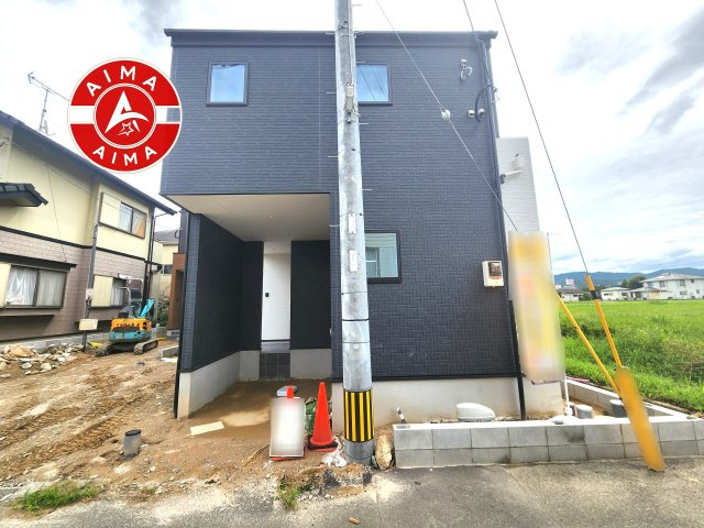 筑紫野市杉塚7丁目第1-2棟(2号棟)の外観|デザイン性のある外観です。