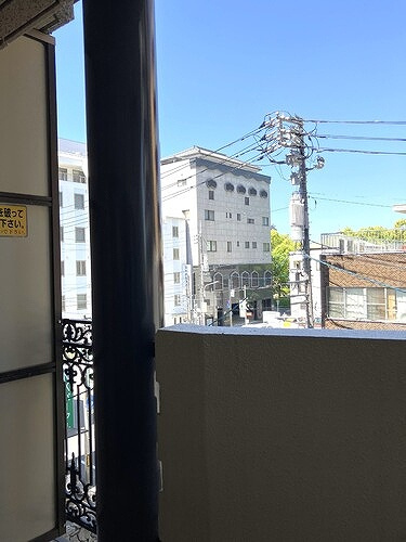 ランドマークシティ紙屋町のその他|リビング側バルコニーからの眺望　※退去後撮影
