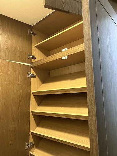 ランドマークシティ紙屋町の玄関|玄関収納　※退去後撮影
