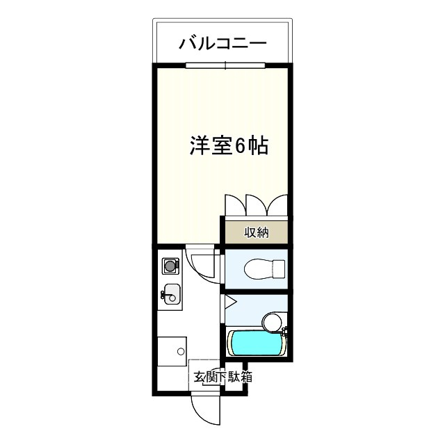 ウエストハイライズの間取り