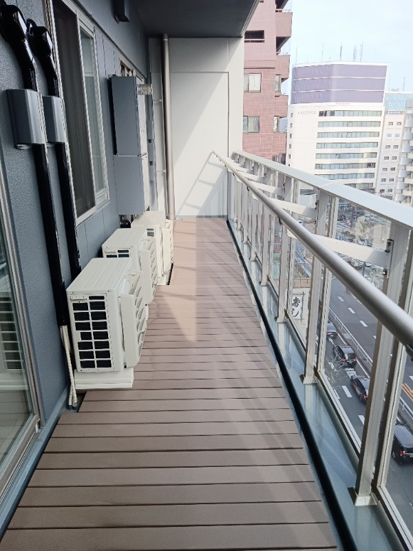 クラッシィタワー新宿御苑のバルコニー