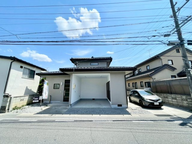 長野市川中島町四ツ屋の前面道路含む現地写真