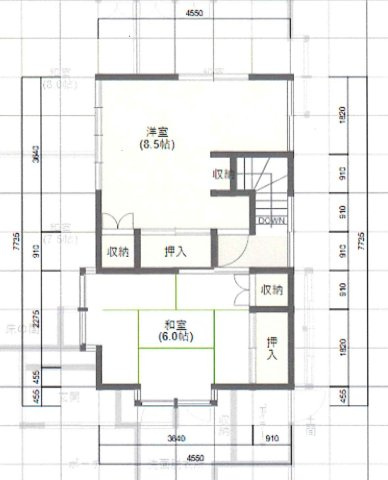 小人町中古住宅の間取り