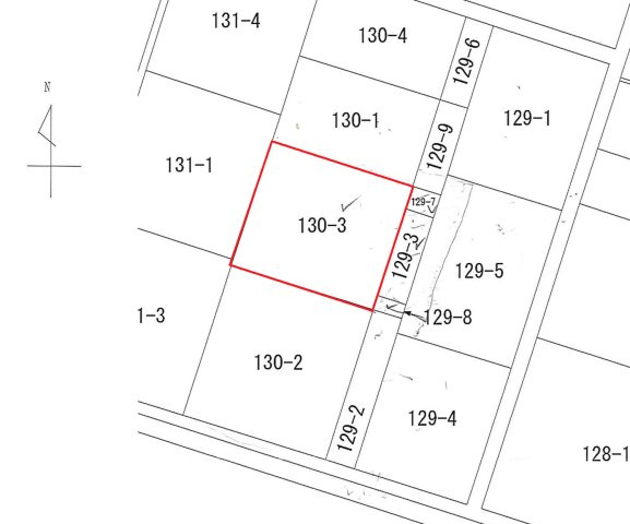 小人町中古住宅の地図