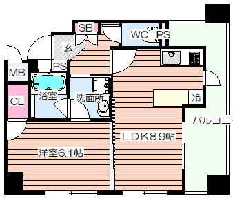 【間取り】 | エステムプラザ江坂公園エイジアム