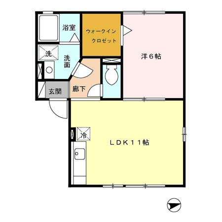 ロイヤルコーポ弓削の間取り