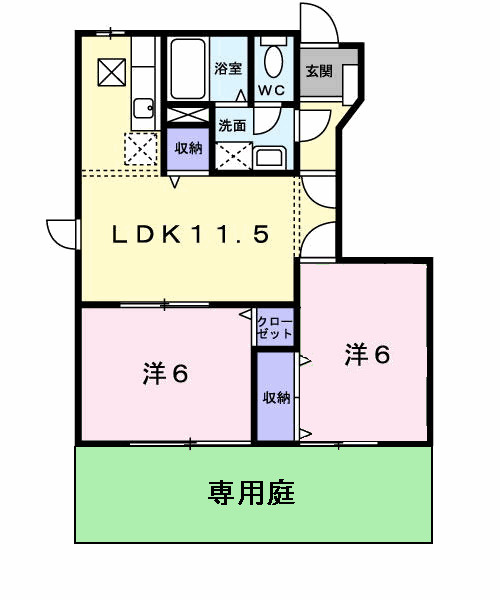 ブル－ジュの間取り