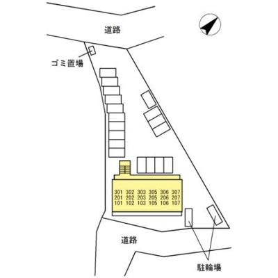 【区画図】 | メゾン木の花