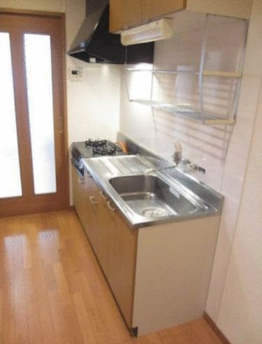 熊本市中央区水道町の賃貸マンションのキッチン