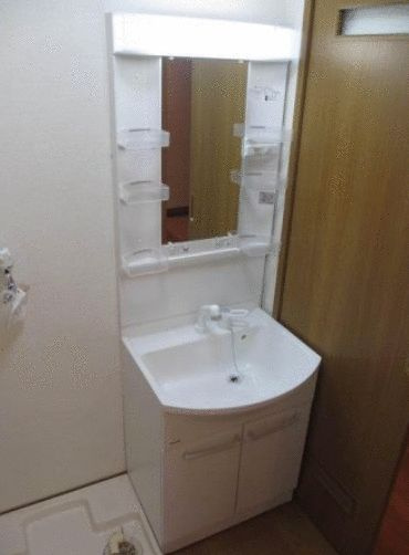 熊本市中央区水道町の賃貸マンションの洗面所