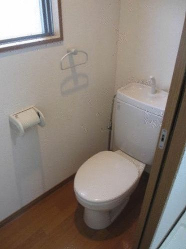 熊本市中央区水道町の賃貸マンションのトイレ