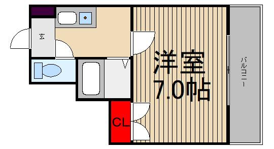 メゾンサイプレイスⅠの間取り