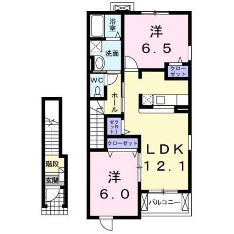 【間取り】 | メリディオ葛原Ｃ