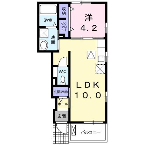 【間取り】 | カーサ　中畑