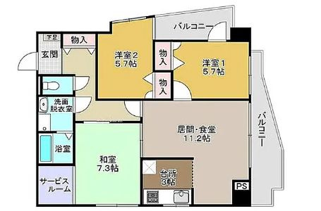 台東区入谷１丁目の賃貸マンション