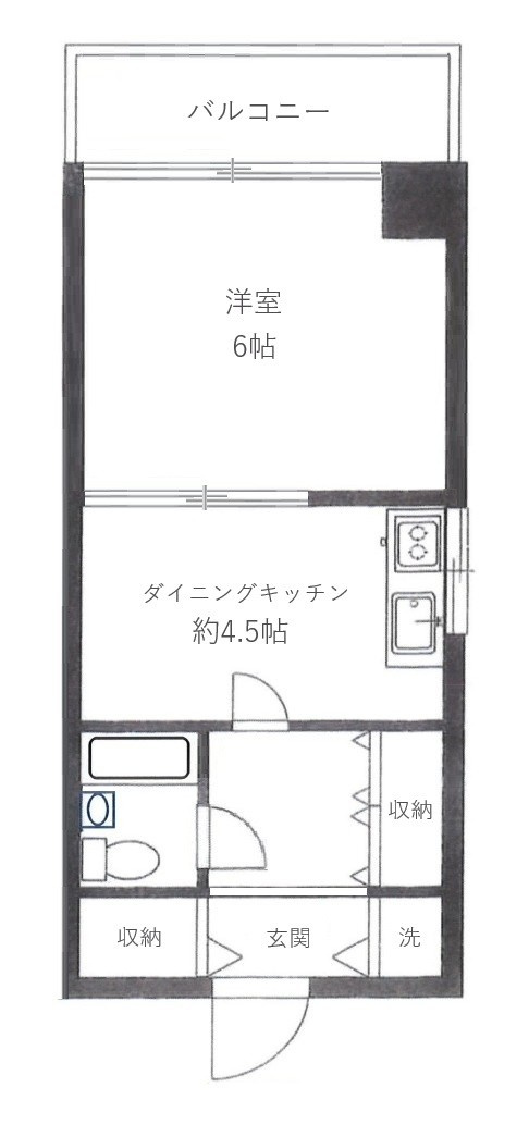 ハイシティ文京の間取り|1DK
