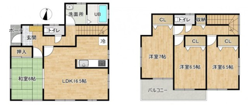 坂戸市中富町　中古戸建の画像