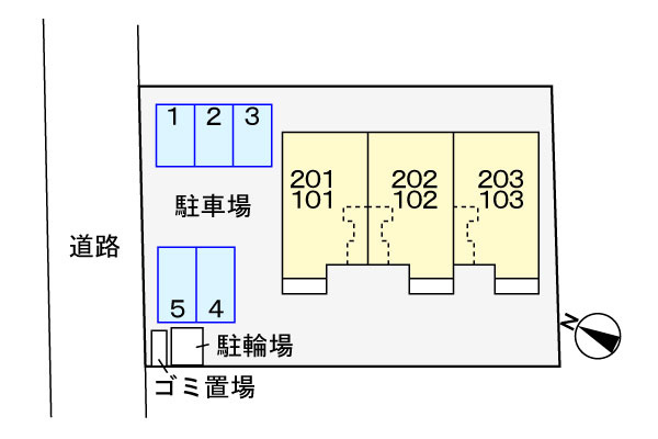 クリスタルメゾン雲雀２の地図