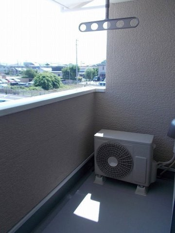 クラールプレディエＦのバルコニー|バルコニー付きです