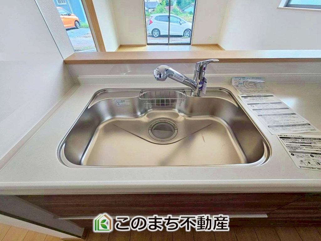 ハートフルタウン宇都宮市鶴田町2488番のキッチン|人気の対面式キッチン☆料理をしながらご家族とコミュニケーションが取れます♪