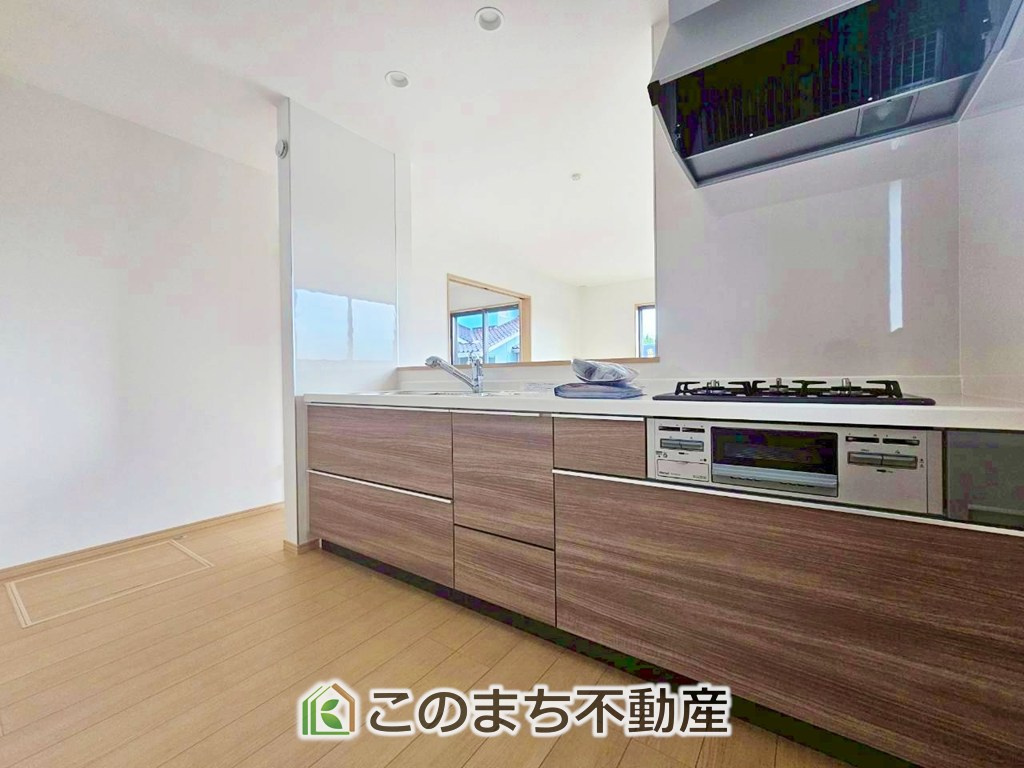 ハートフルタウン宇都宮市鶴田町2488番のキッチン|人気の対面式キッチン☆料理をしながらご家族とコミュニケーションが取れます♪