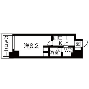 ミュプレ江坂の間取り