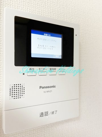 プレサージュのセキュリティ|モニタ付インターホンで安心♪