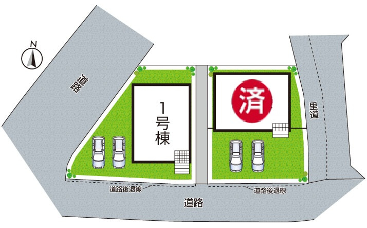 小野市片山町　第1期　新築一戸建ての区画図|全２区画