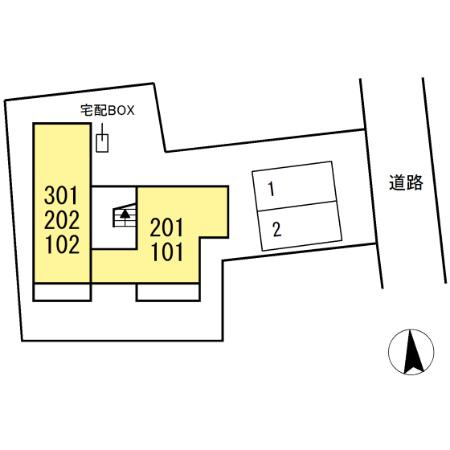 ヘリオライトの区画図