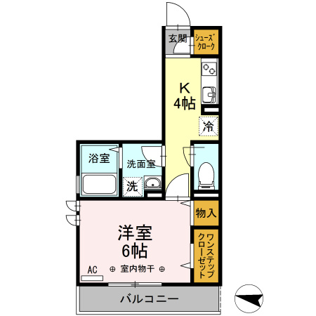 ロイヤルアークの間取り|インターネット無料です♪