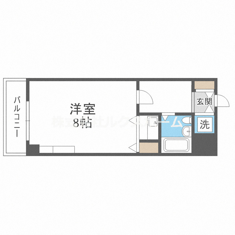 コーポラスムツミの間取り
