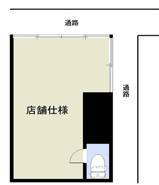 大阪市東成区東小橋３丁目の店舗一部