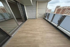 エクセレントシティ本厚木駅前のバルコニー