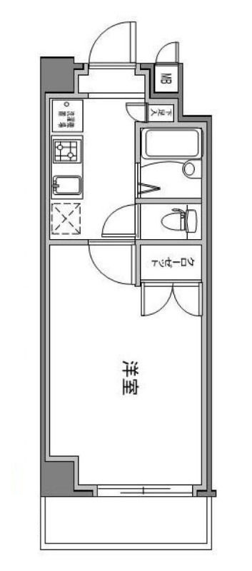 スカイコート田園調布の間取り|間取りです。