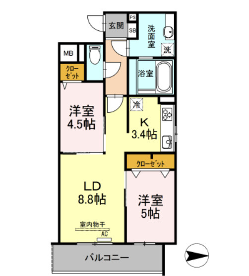 Dimorareの間取り
