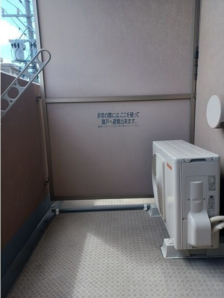 アーデン上社のバルコニー