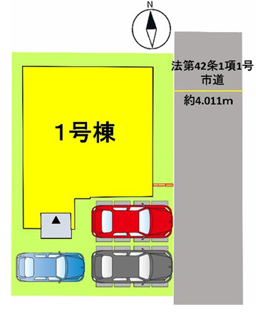 よかタウン／中央区水前寺２丁目１期／1号棟の区画図
