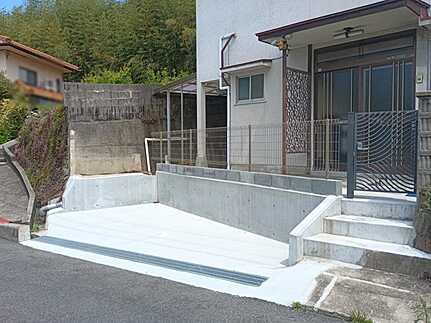 呉市川尻町東4丁目中古戸建の庭