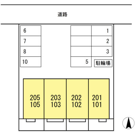 Ｄ－ｒｏｏｍ杏の区画図