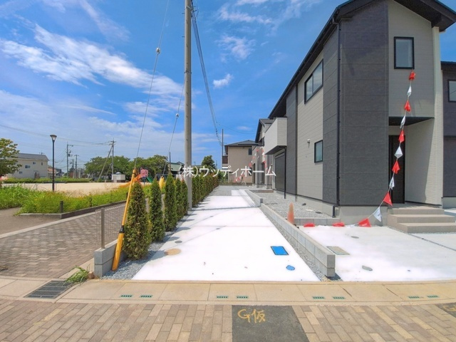 越谷市大道2期　新築一戸建て　1号棟の外観